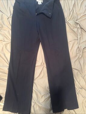 St. John Collection Black Cropped Dress Pants